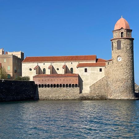 Azur-Les Pieds Dans L'Eau-Vue Sur Mer Et Clocher De Collioure En Toile De Fond - Wifi Fibre- Parking Couvert Exterior foto
