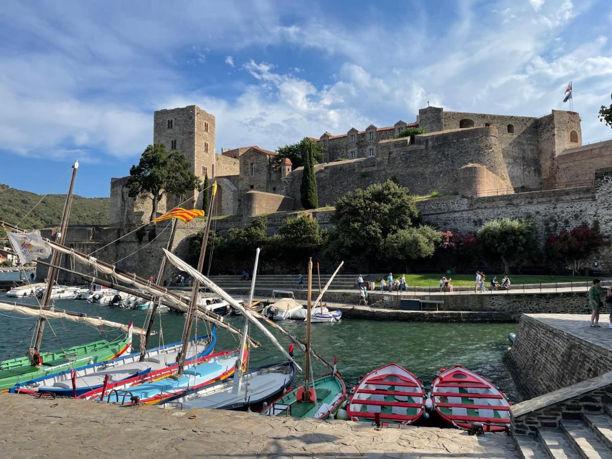 Azur-Les Pieds Dans L'Eau-Vue Sur Mer Et Clocher De Collioure En Toile De Fond - Wifi Fibre- Parking Couvert Exterior foto