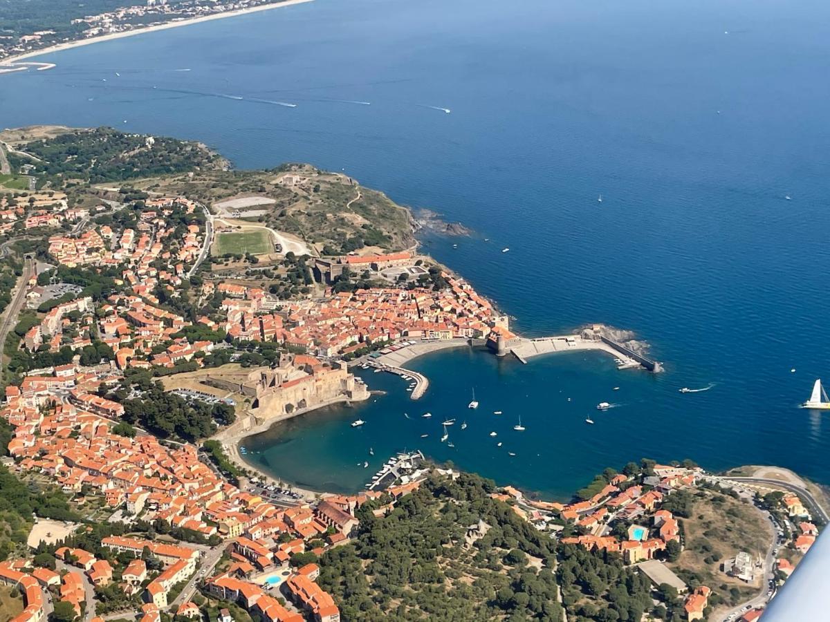 Azur-Les Pieds Dans L'Eau-Vue Sur Mer Et Clocher De Collioure En Toile De Fond - Wifi Fibre- Parking Couvert Exterior foto