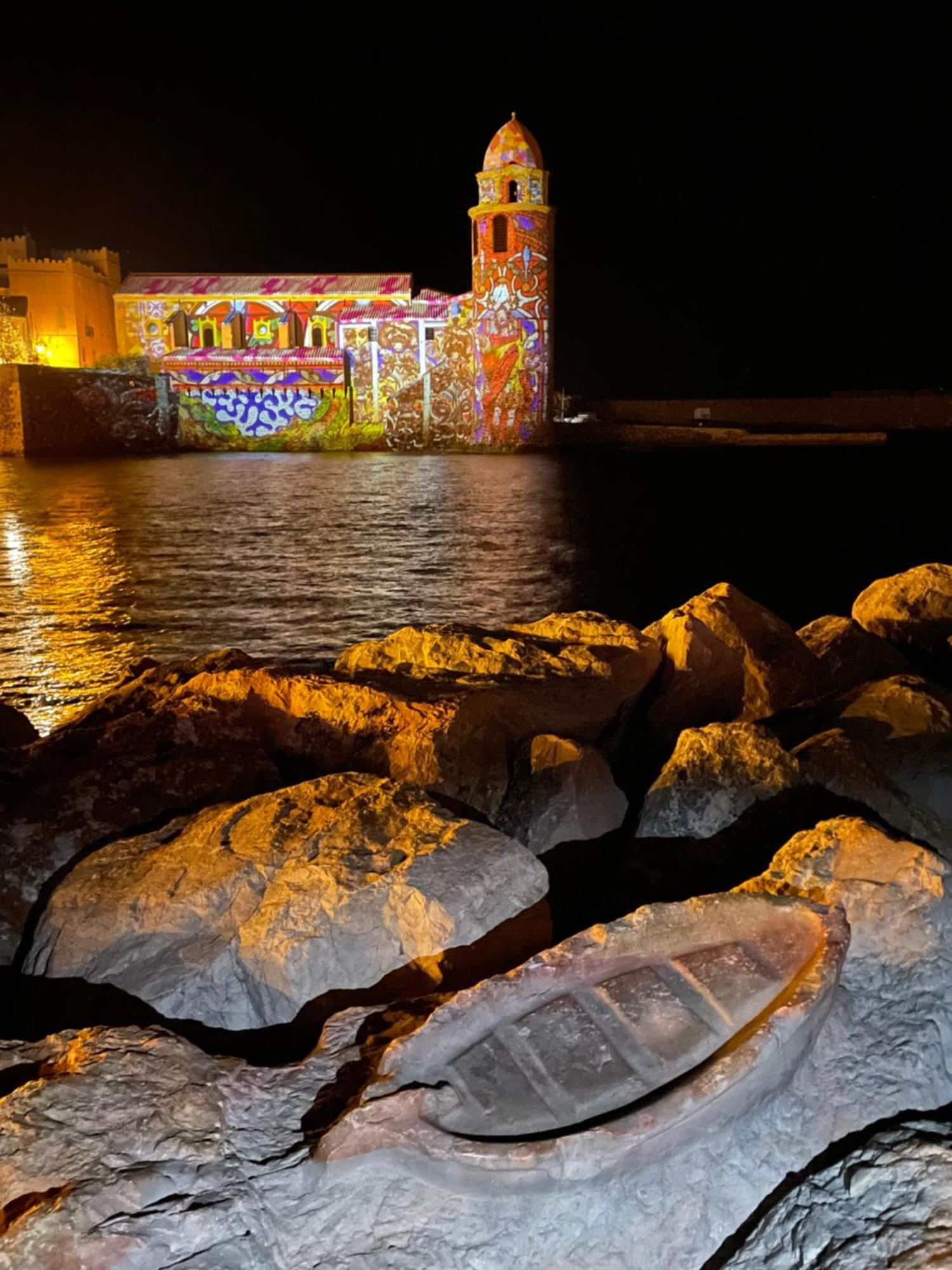 Azur-Les Pieds Dans L'Eau-Vue Sur Mer Et Clocher De Collioure En Toile De Fond - Wifi Fibre- Parking Couvert Exterior foto